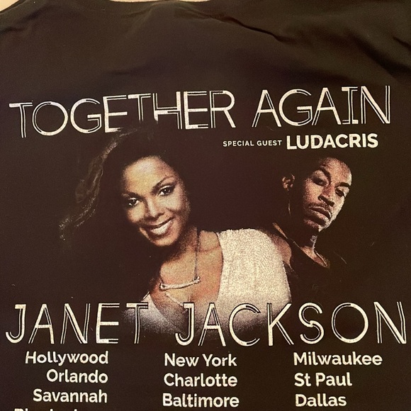 Janet Jackson concert t-shirt size Medium - Picture 4 of 5